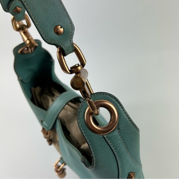 GUCCI Jackie GG Canvas Shoulder Bag Blue - Picture 8 of 12